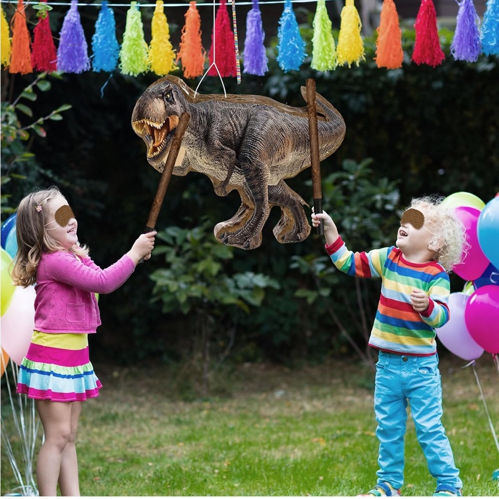 Dinosaur Piñata Party game and party favors